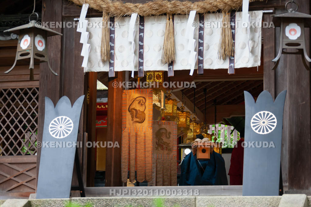 大阪府　枚岡神社　撤饌の儀