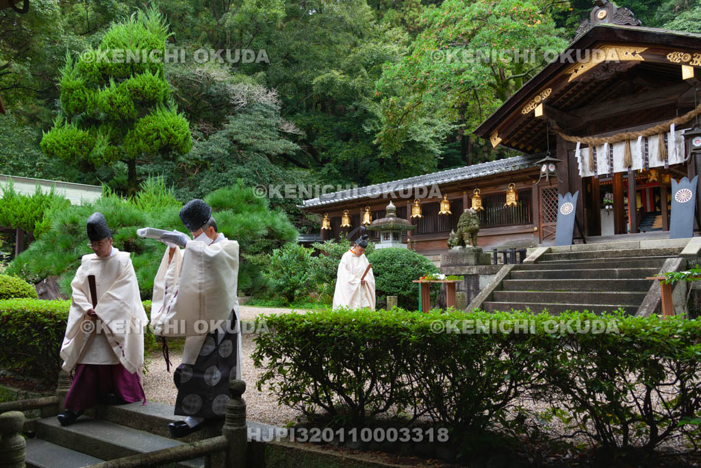 大阪府　枚岡神社　神幸祭　御霊遷し