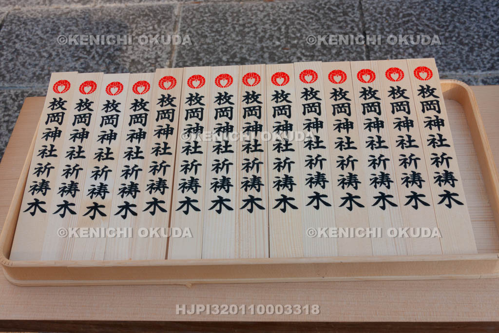 大阪府　枚岡神社　祈祷木