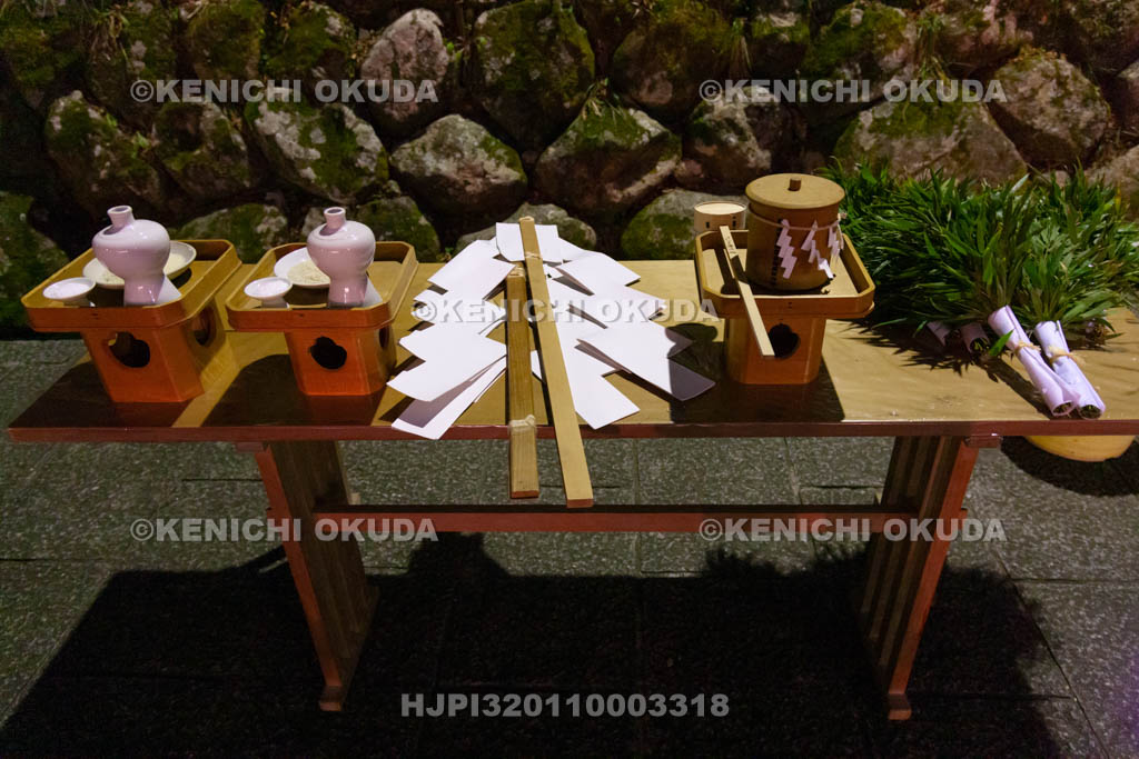 大阪府　枚岡神社　節分祭　湯神楽