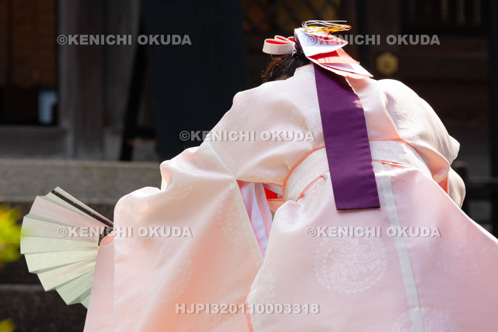 大阪府　枚岡神社　祈年祭　神楽奉奏