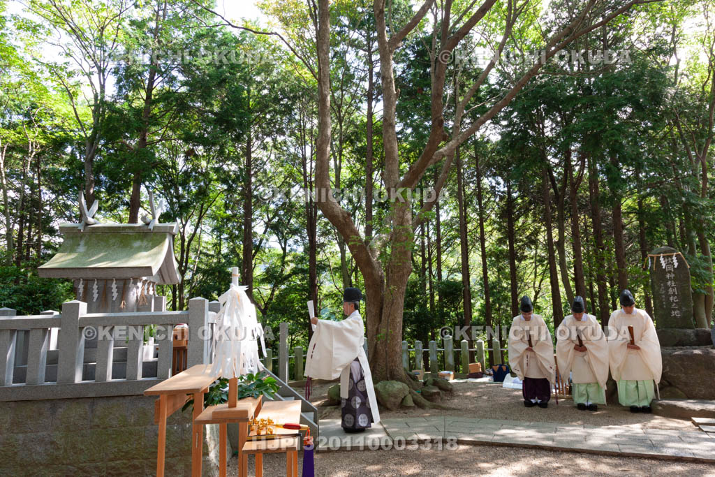 大阪府　枚岡神社　神津嶽本宮例祭　祝詞奏上