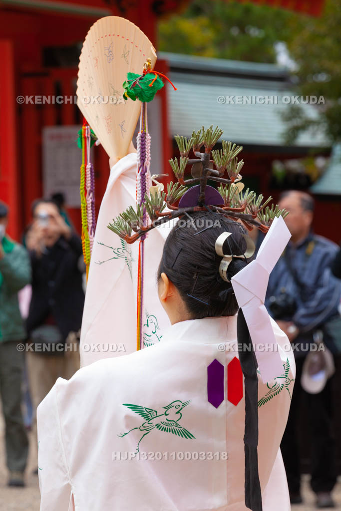 大阪府　住吉大社　松苗神事　神楽奉奏