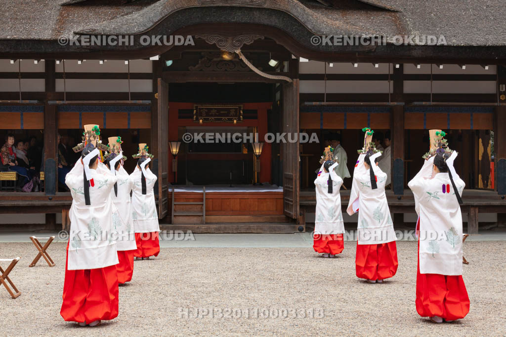 大阪府　住吉大社　松苗神事　神楽奉奏
