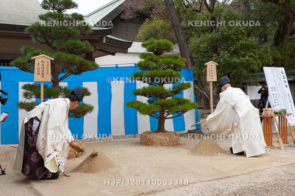 大阪府　住吉大社　松苗神事