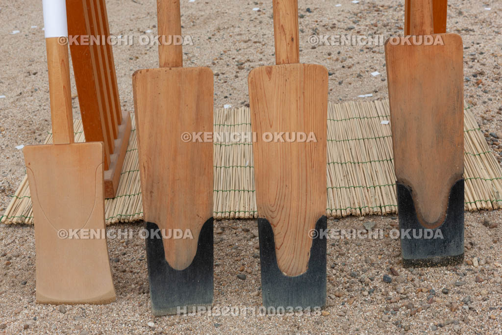 大阪府　住吉大社　松苗神事　鋤