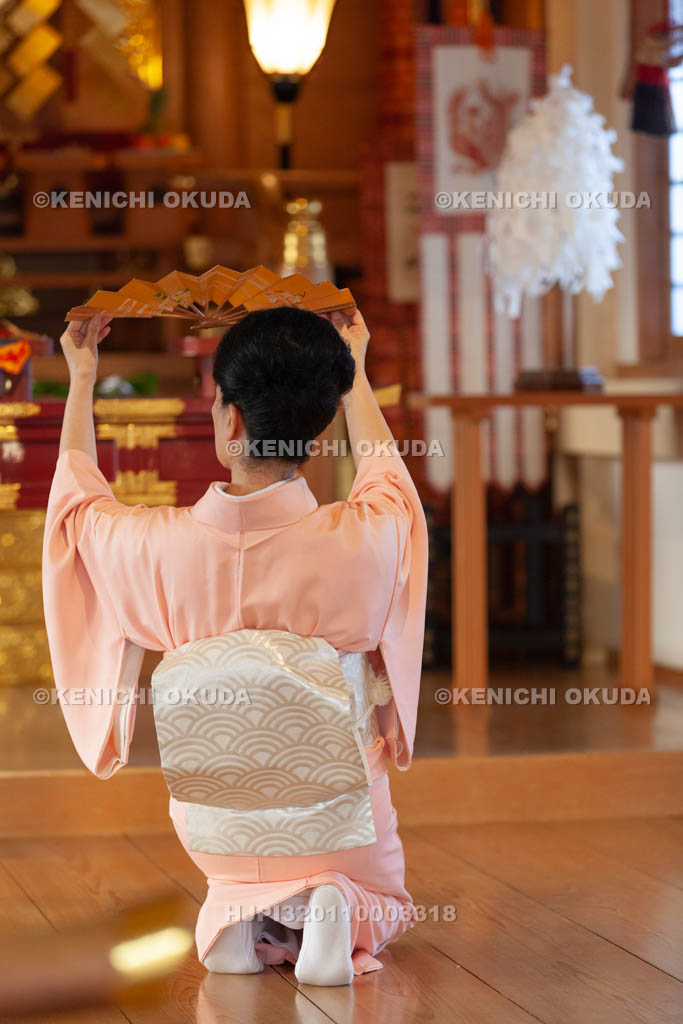 大阪府　高津宮　日本舞踊