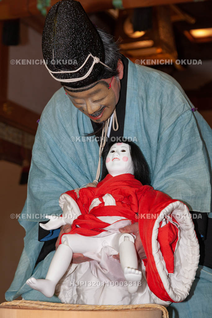 大阪府 杭全神社 御田植神事 幼子の放尿