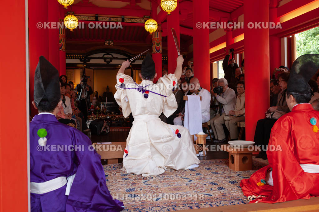 大阪府　総持寺　山蔭流包丁式