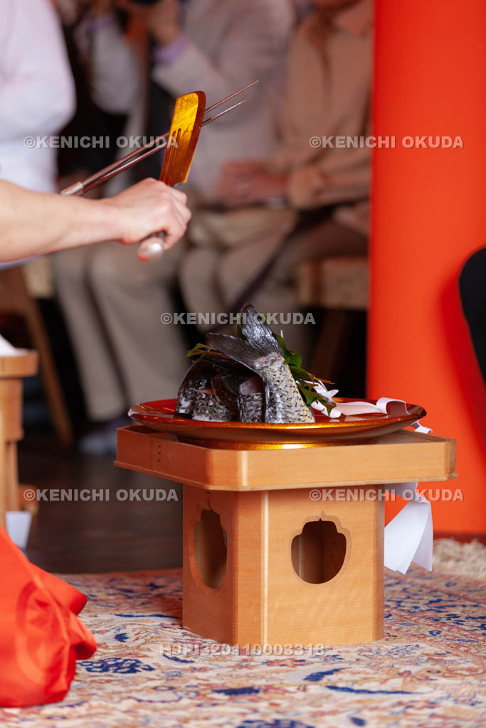 大阪府　総持寺　山蔭流包丁式