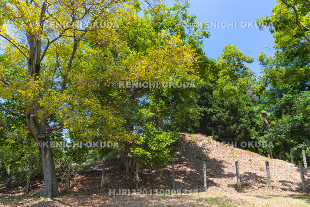 大阪府　大仙公園　銅亀山古墳