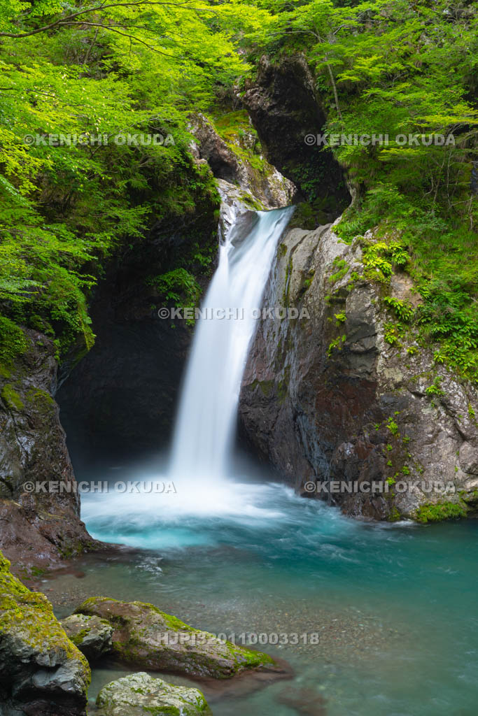 徳島県　大釜の滝