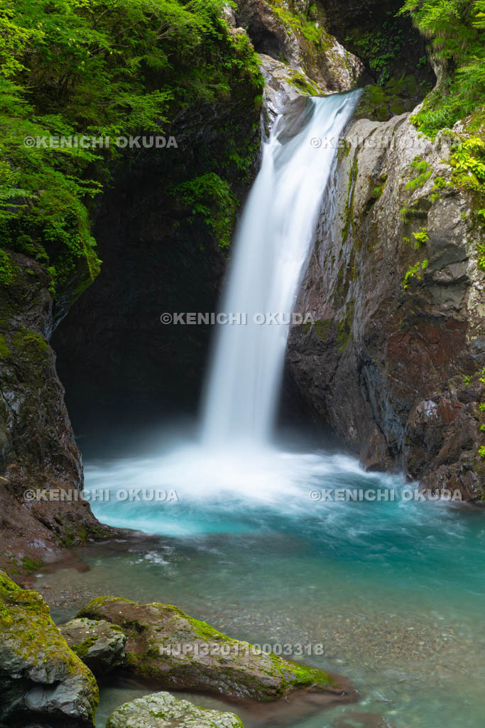 徳島県　大釜の滝