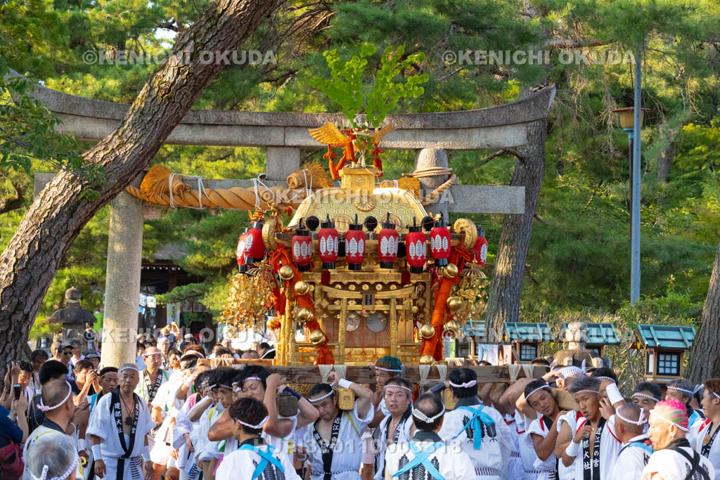 滋賀県　建部大社　船幸祭　神輿巡行