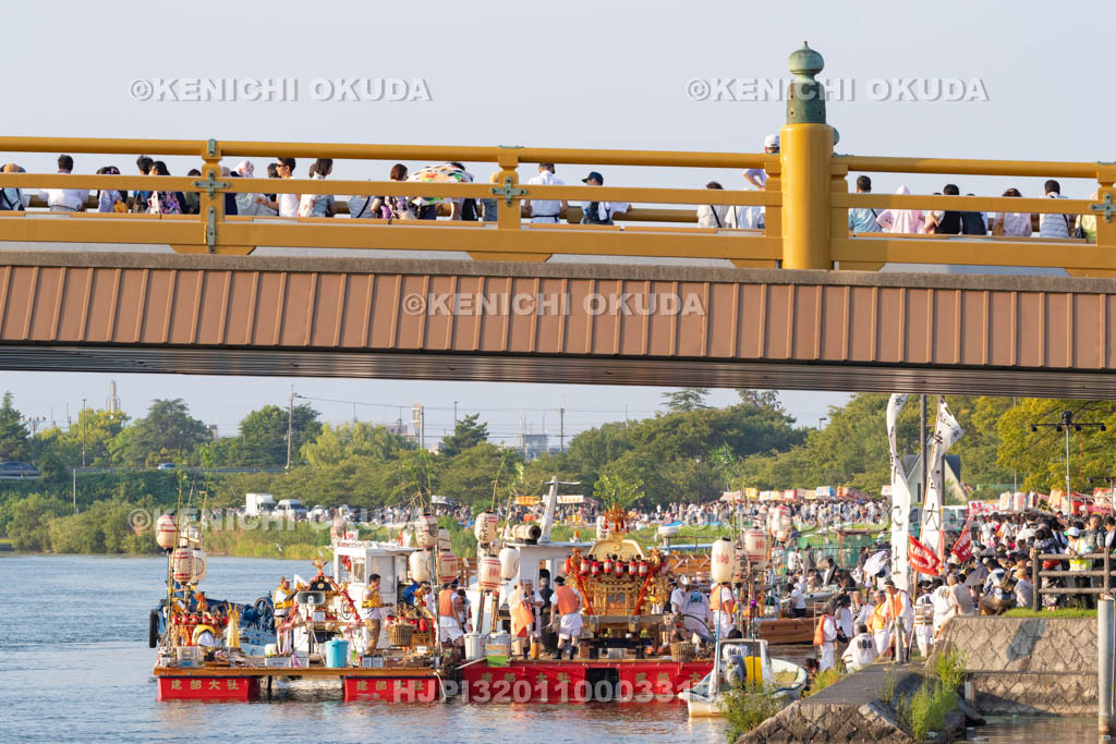 滋賀県　建部大社　船幸祭　船渡御
