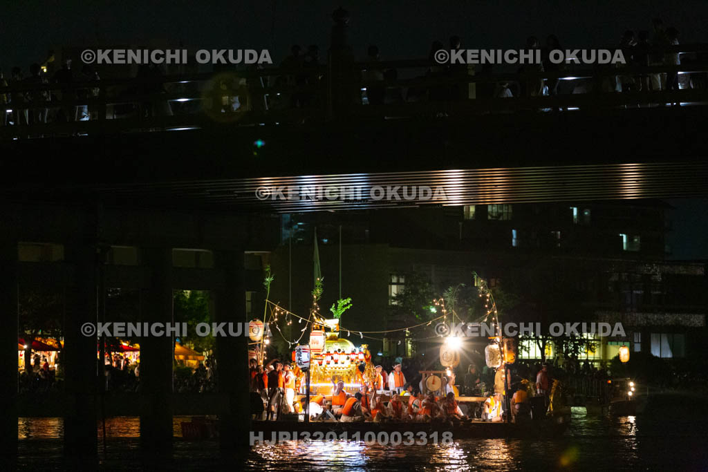 滋賀県　建部大社　船幸祭　船渡御