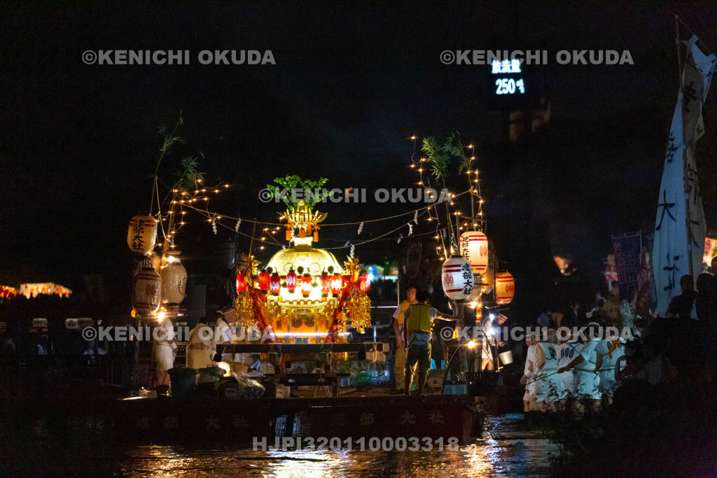 滋賀県　建部大社　船幸祭　船渡御