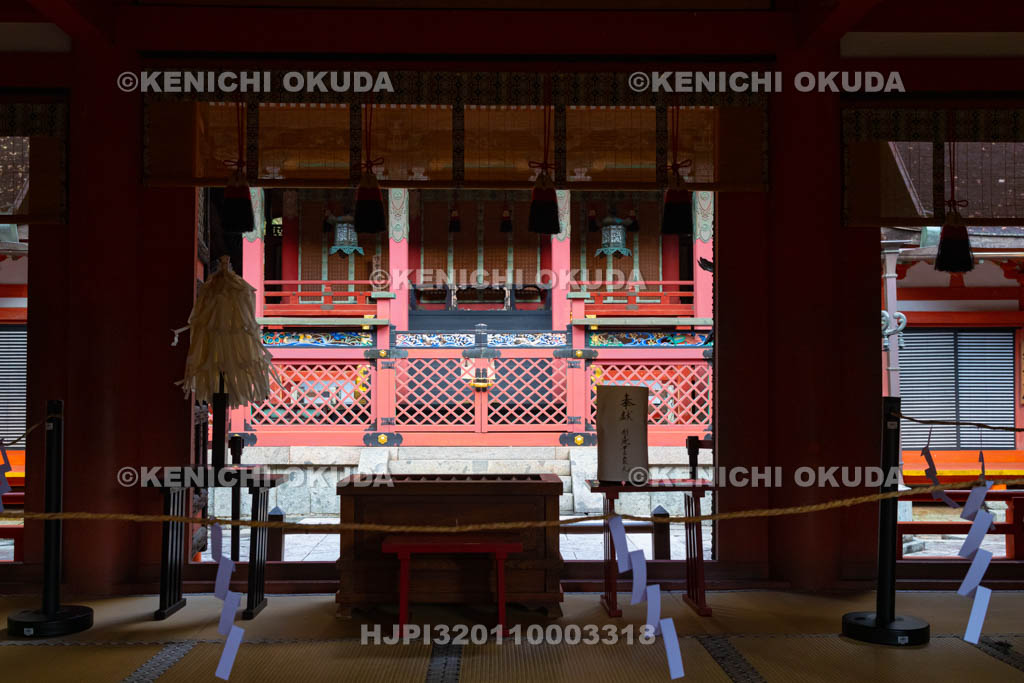 奈良県　談山神社　拝殿から望む本殿