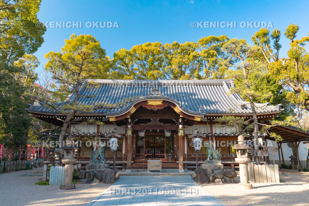 大阪府　杭全神社　拝殿