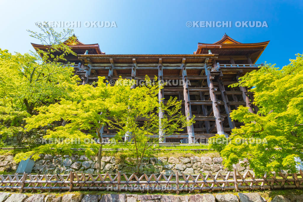 京都府　清水寺　清水の舞台