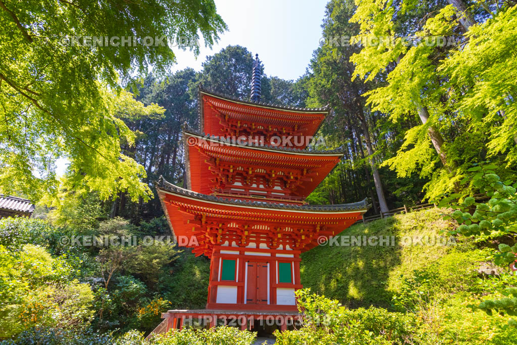 京都府　岩船寺　三重塔
