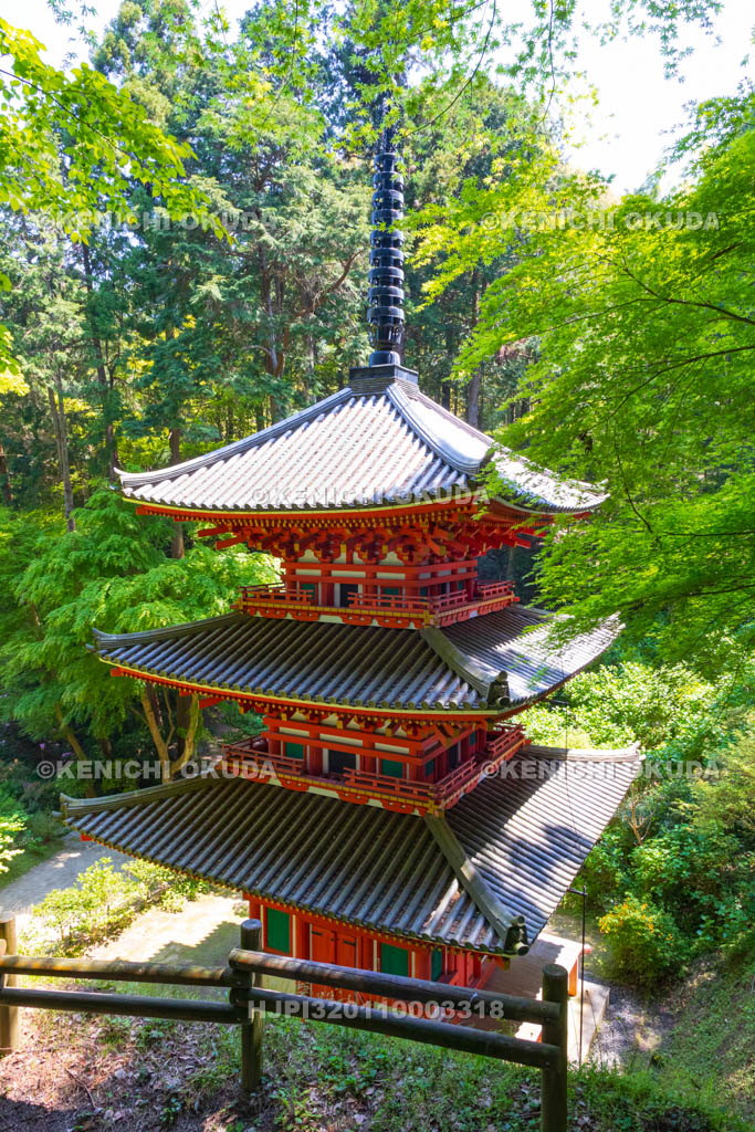 京都府　岩船寺　三重塔