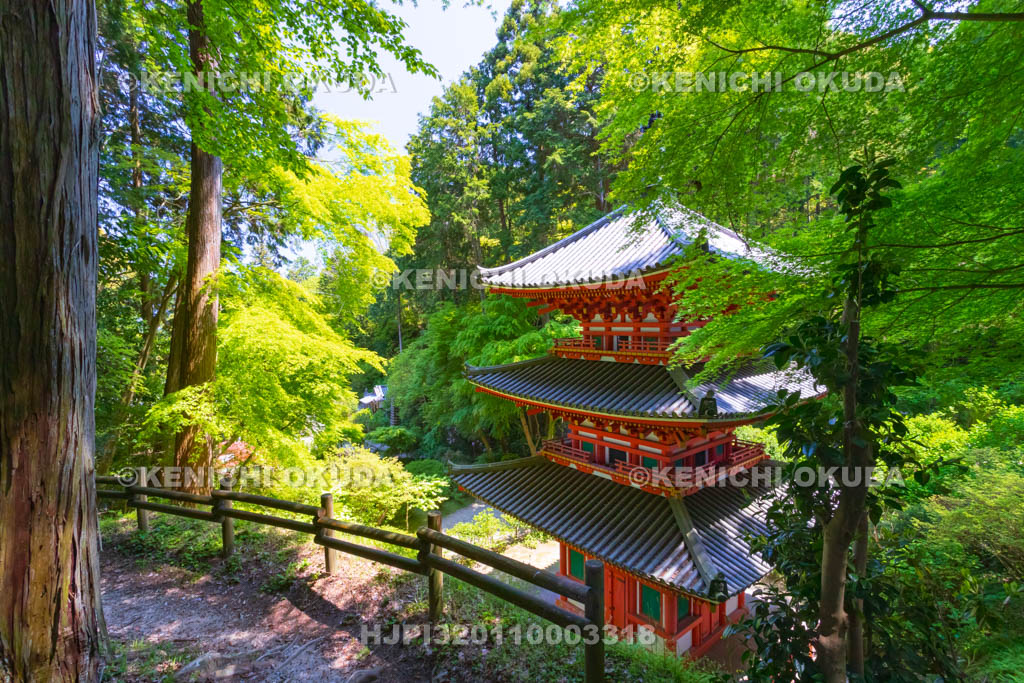 京都府　岩船寺　三重塔