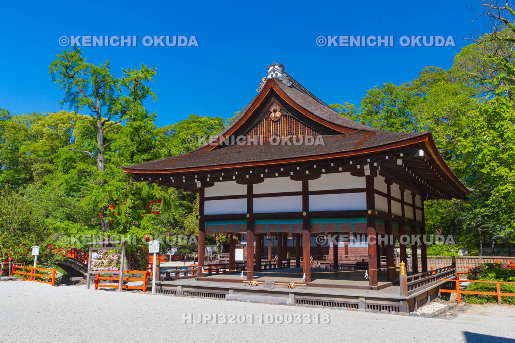 京都府　下鴨神社　橋殿