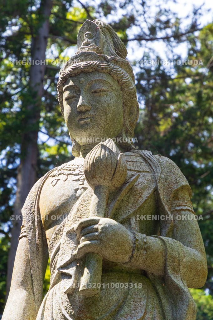 京都府　善峯寺　聖観音菩薩像　御陵付近