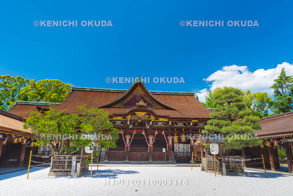 京都府　北野天満宮　社殿（拝殿）