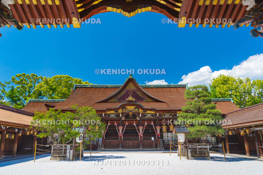 京都府　北野天満宮　社殿（拝殿）