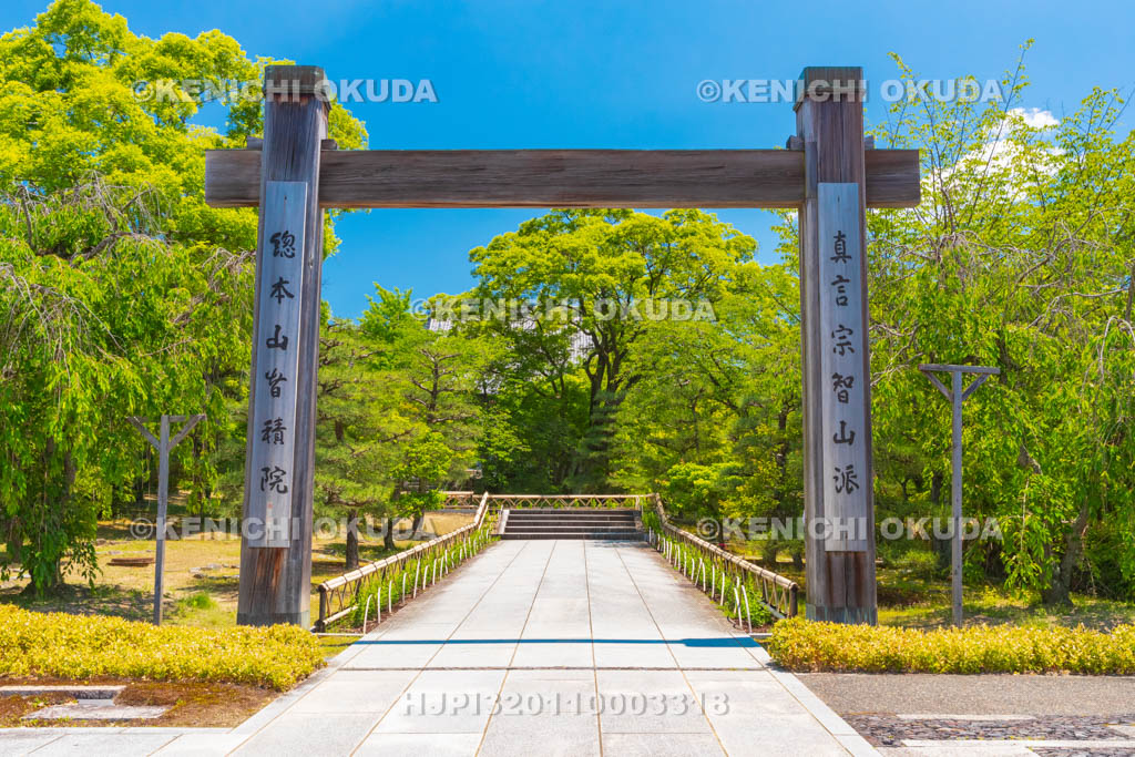 京都府　智積院　冠木門