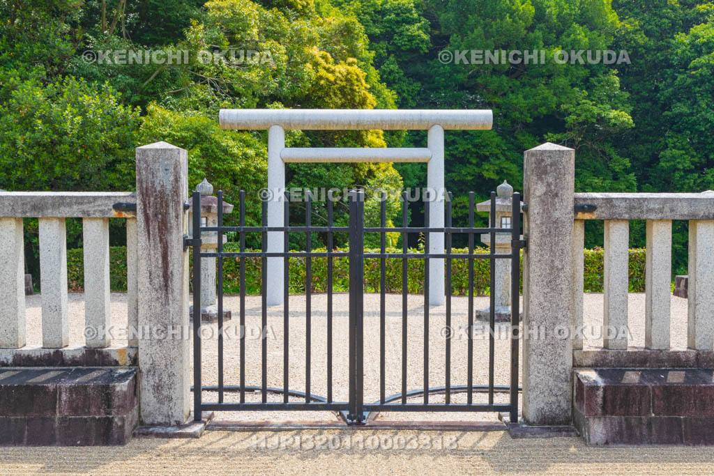 奈良県　明日香村　欽明天皇陵（檜隈坂合陵）