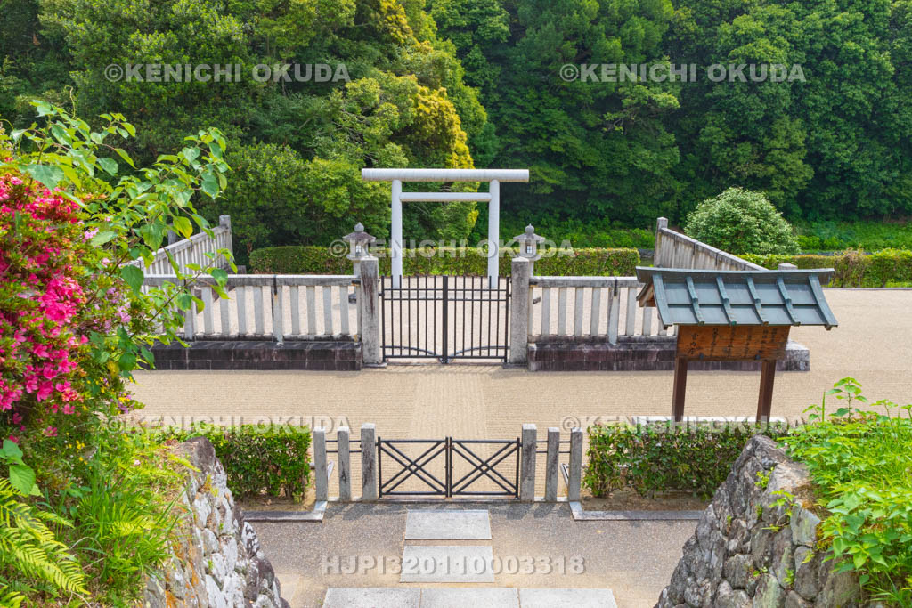 奈良県　明日香村　欽明天皇陵（檜隈坂合陵）