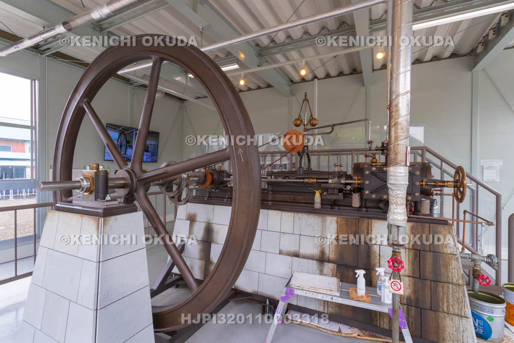 群馬県　富岡製糸場　ブリュナエンジン（復元機）