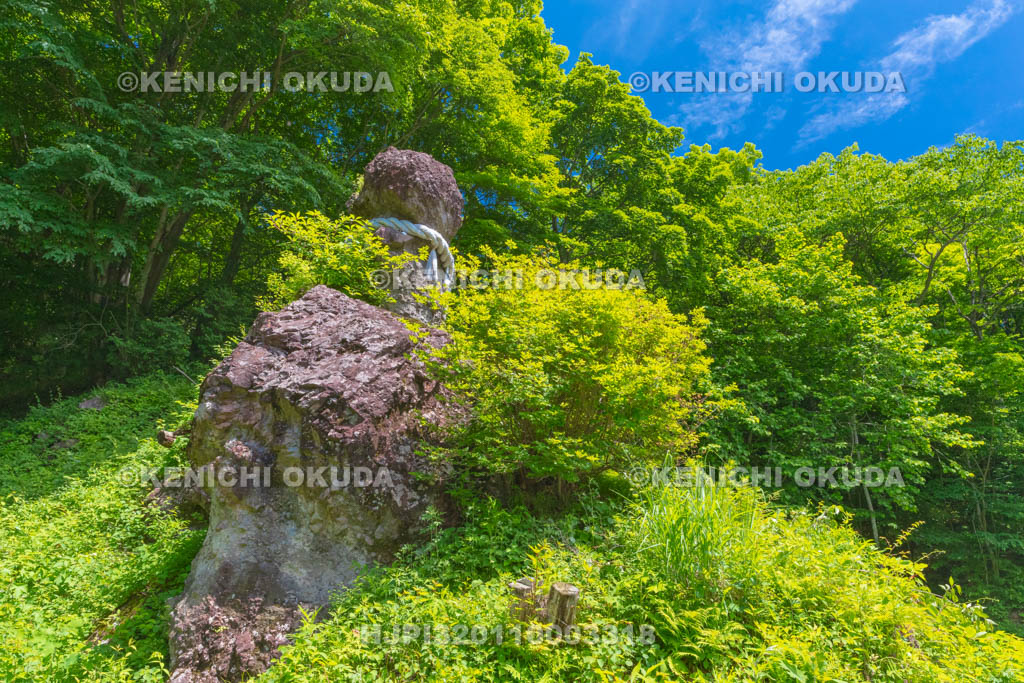 群馬県　男根岩