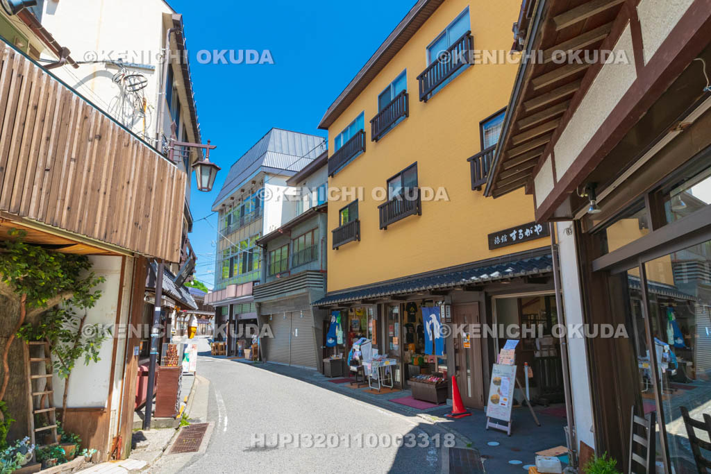 群馬県　草津温泉街　西の河原通り