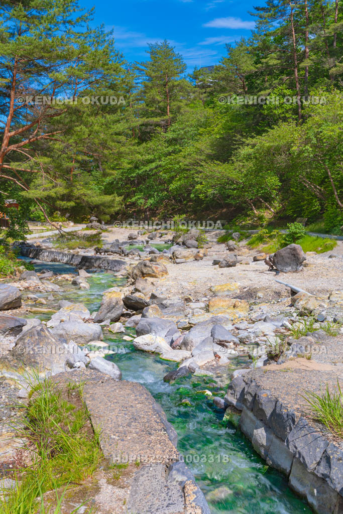 群馬県　草津温泉　西の河原公園