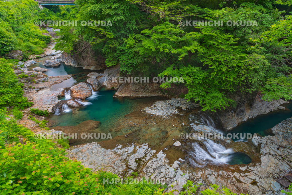 群馬県　四万の甌穴
