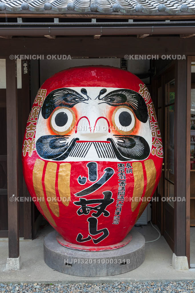 群馬県　達磨寺　達磨堂のダルマ