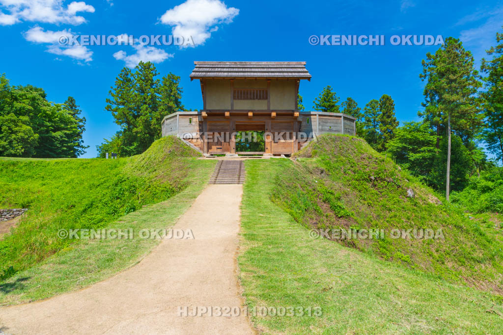 群馬県　箕輪城　郭馬出西虎口門