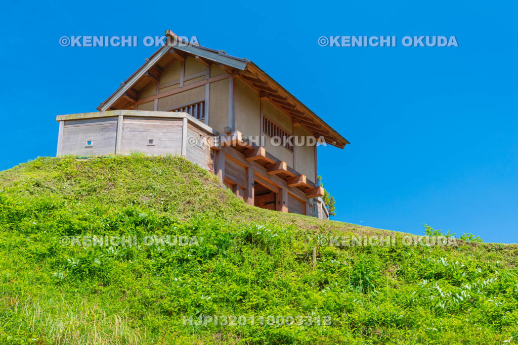 群馬県　箕輪城　郭馬出西虎口門