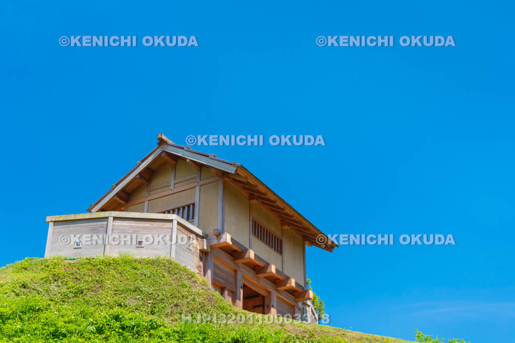 群馬県　箕輪城　郭馬出西虎口門