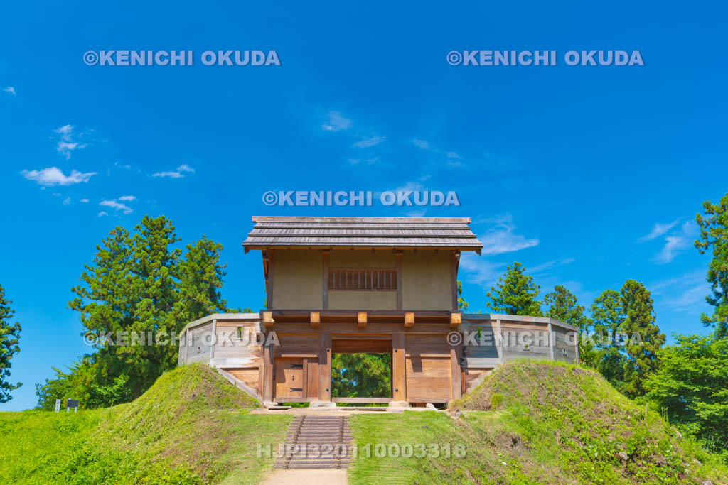 群馬県　箕輪城　郭馬出西虎口門