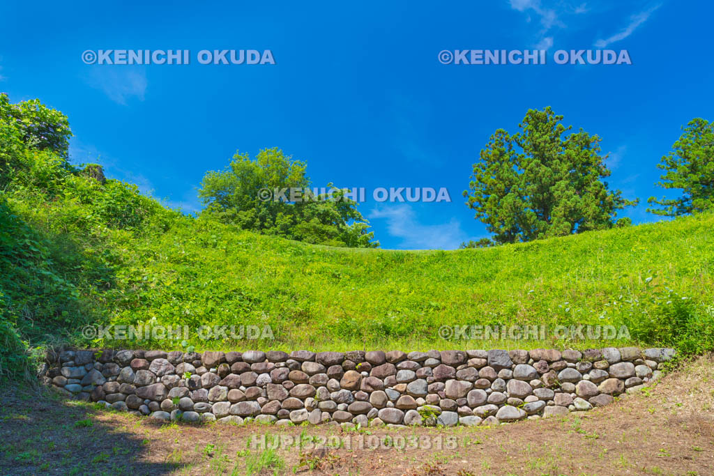 群馬県　箕輪城　大堀切の土橋