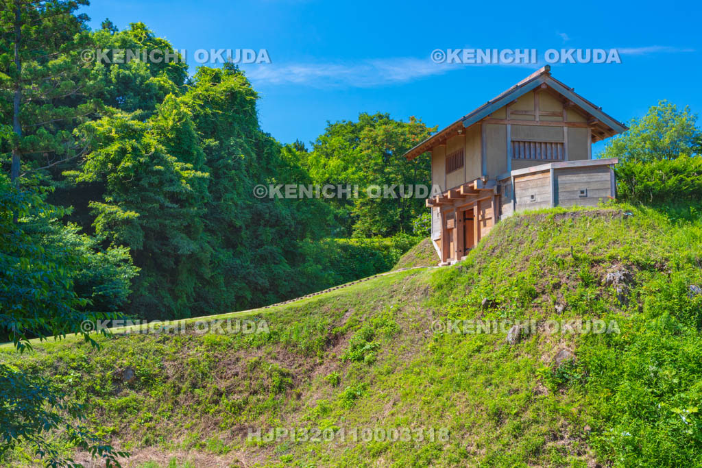 群馬県　箕輪城　郭馬出西虎口門
