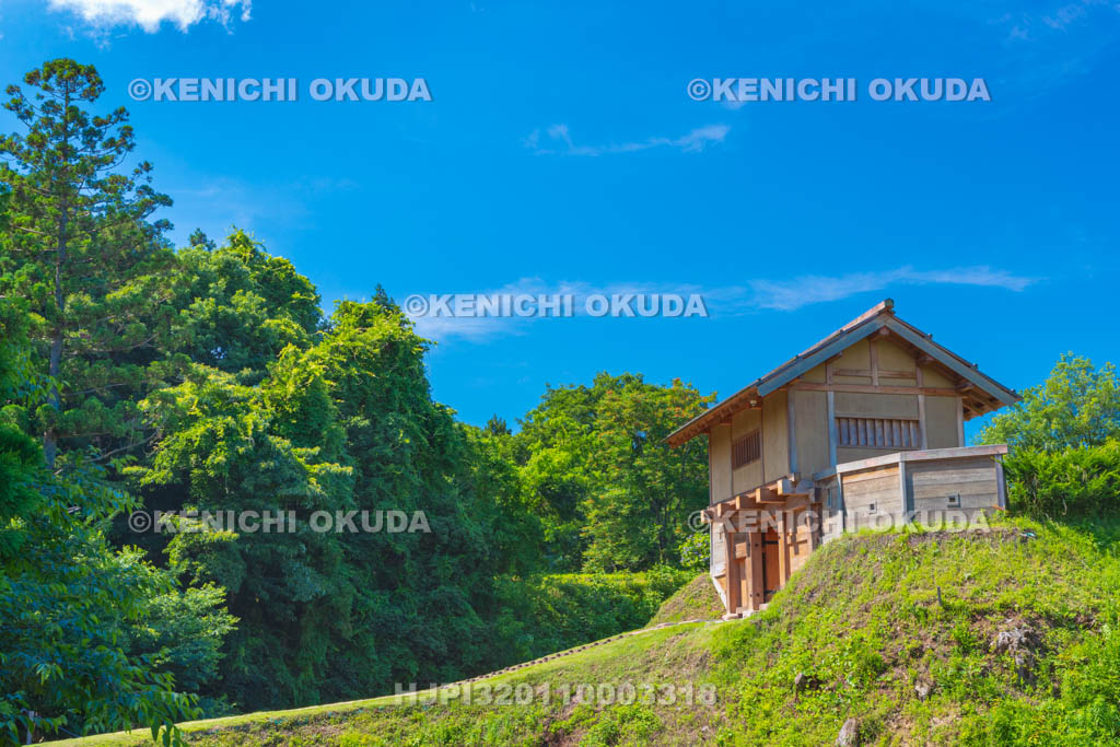 群馬県　箕輪城　郭馬出西虎口門