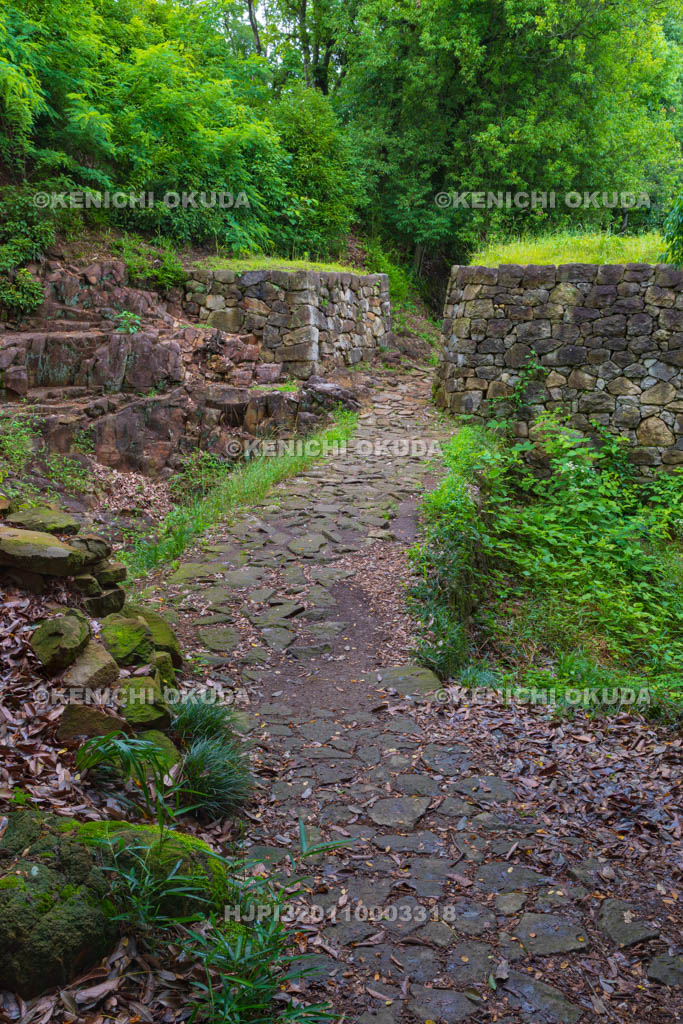 群馬県　金山城跡　物見台下虎口