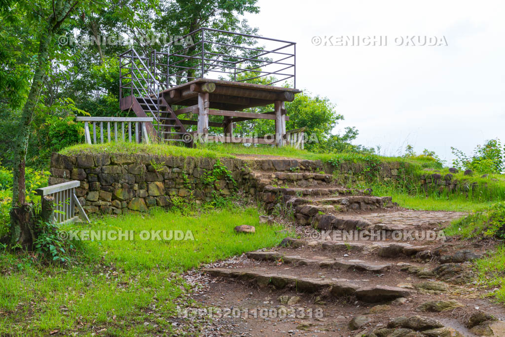 群馬県　金山城跡　物見台