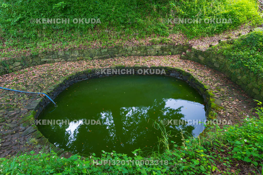 群馬県　金山城跡　月ノ池